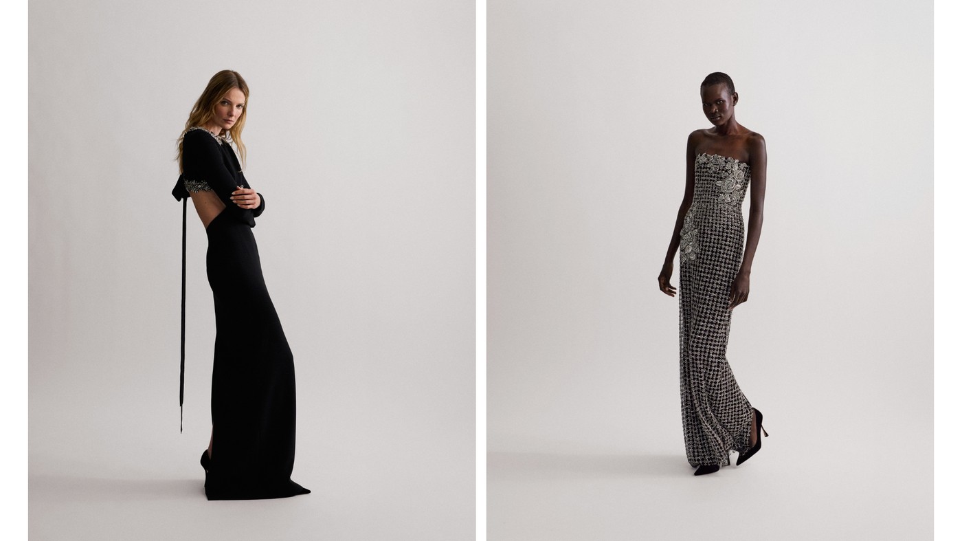 Model wearing look from Winter 2027 - Carolina Herrera