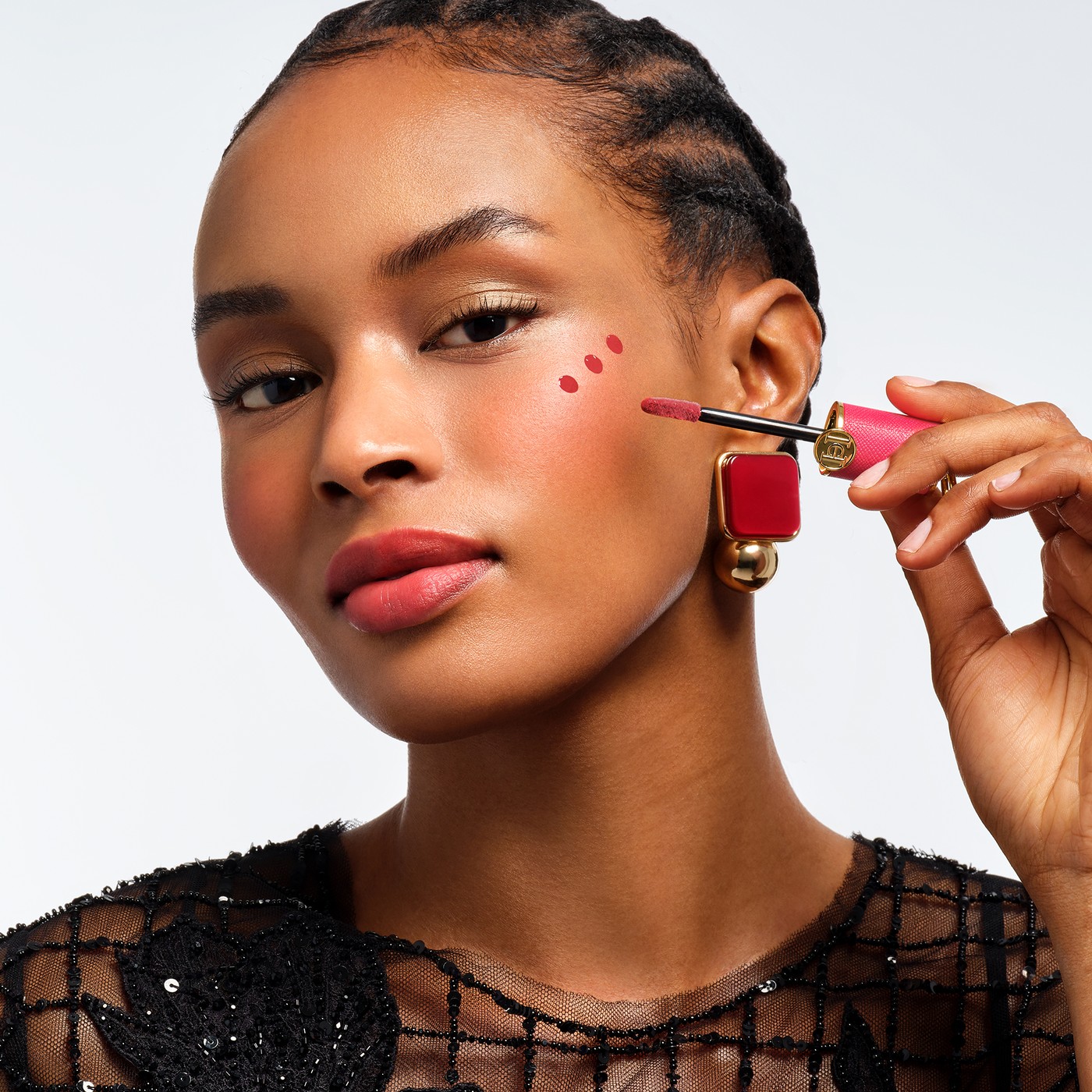 Liquid Blush Models Trying on
