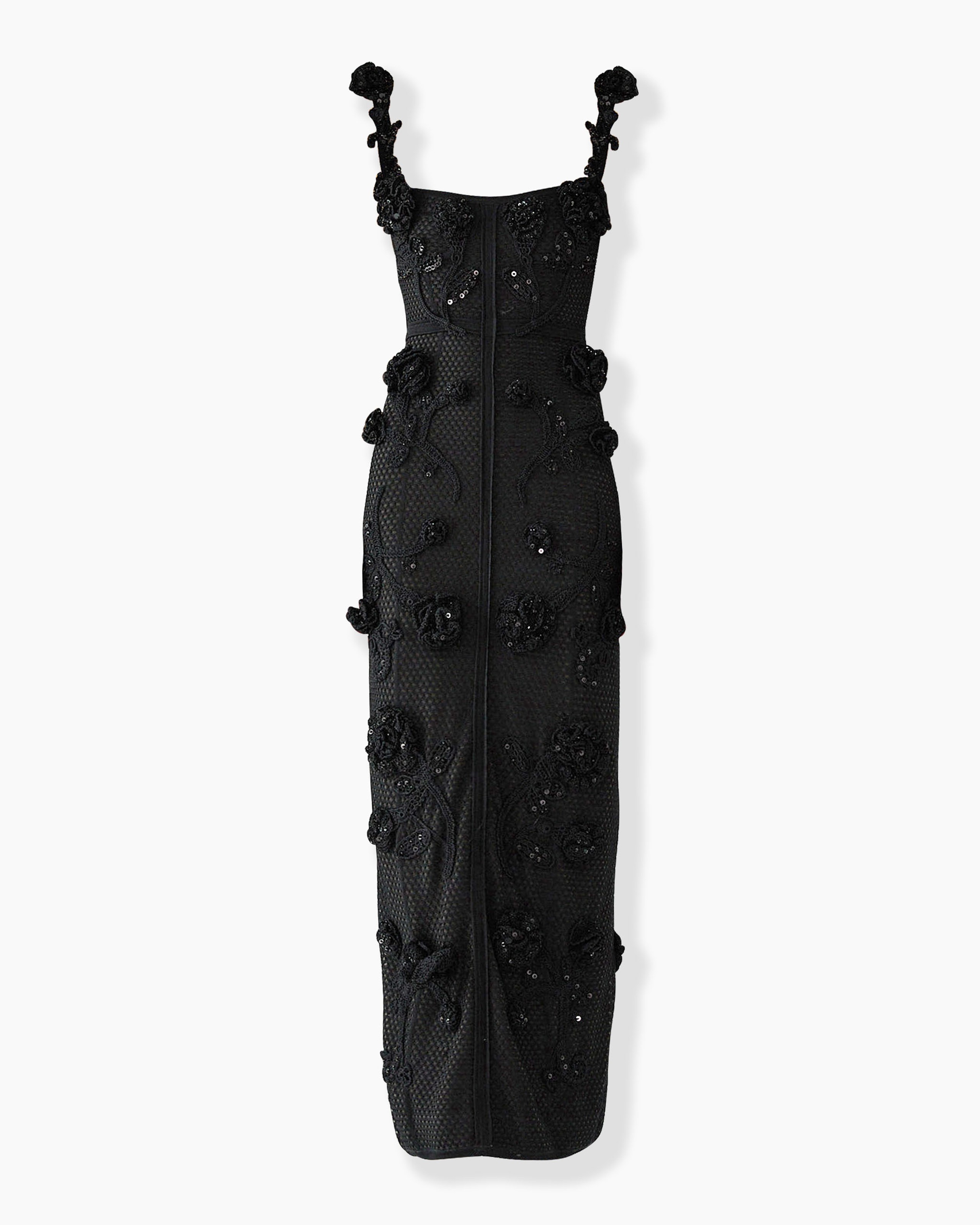 Floral-Crocheted Midi Dress | Carolina Herrera US