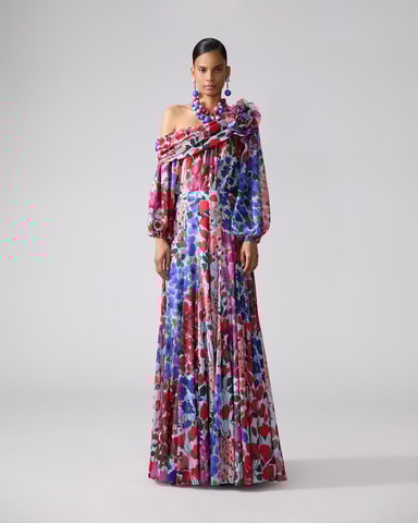 お買い得モデル To - Ready - Top One-Shoulder Jardin-Print - Carolina | Wear その他