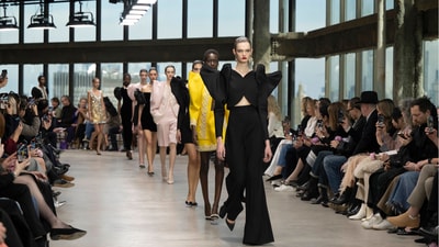 Models wearing fall looks 