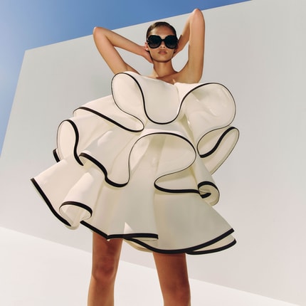 Cat Eye Sunglasses with Beaded Detail - Accessories