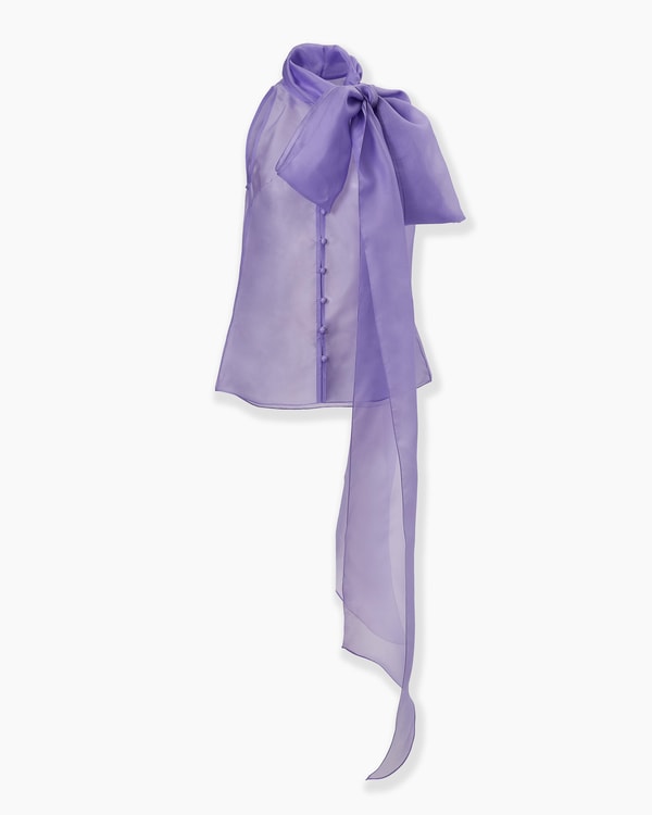 Organza Bow Blouse