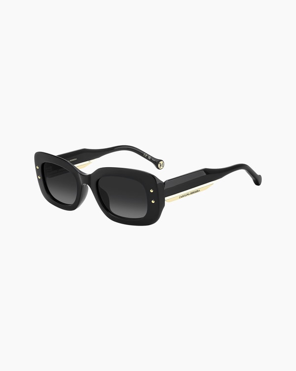 Rectangular Sunglasses With Contrast Temples