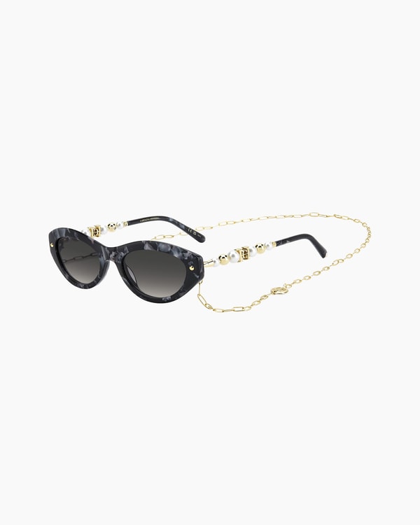 Cat-Eye Sunglasses With Chain