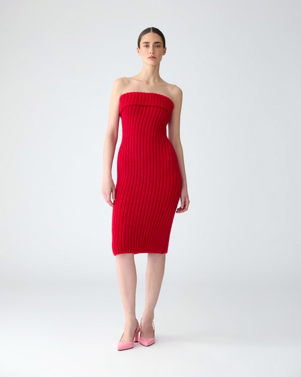 Cashmere Knit Mini Dress