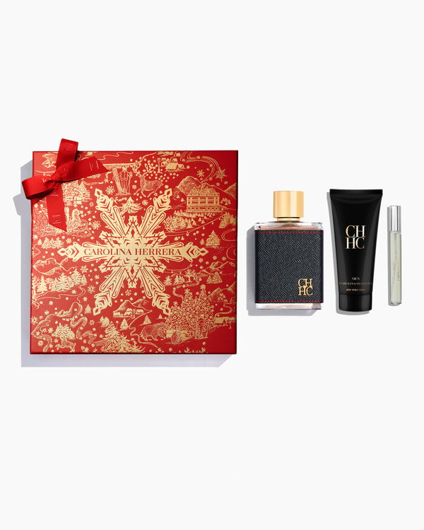 CH Men 100ml Eau de Toilette, 100ml After Shave Balm and 10ml Megaspritzer