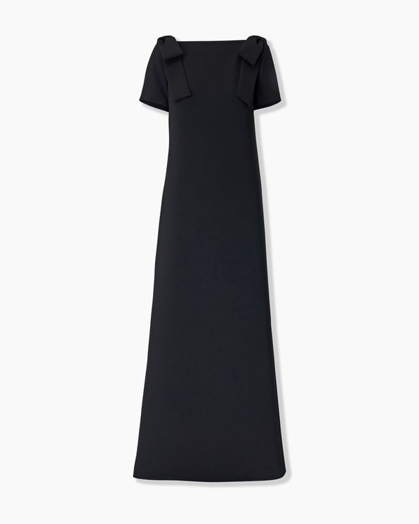Column Gown with Bows