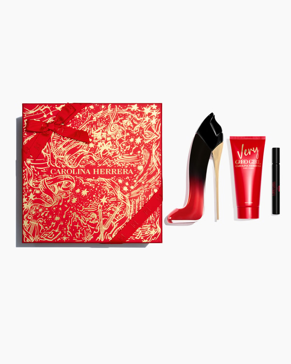 Very Good Girl Elixir 80ml Eau de Parfum, 100ml Body Lotion and 10ml Megaspritzer