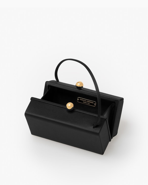 Mimi Satin Top Handle Bag