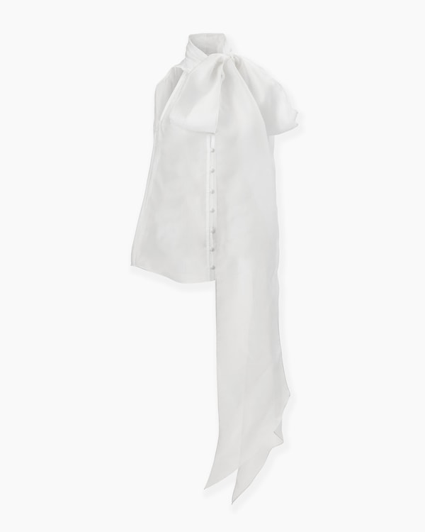 Organza Bow Blouse