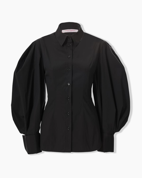 Balloon-Sleeve Shirt