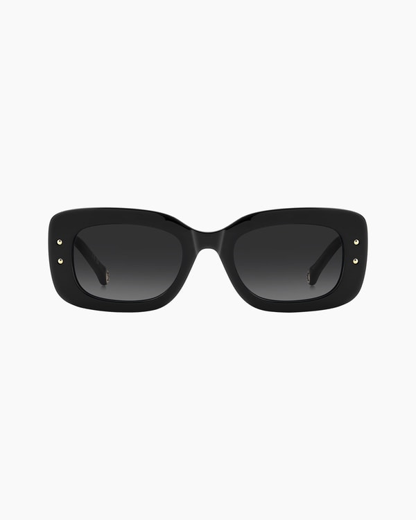 Rectangular Sunglasses With Contrast Temples