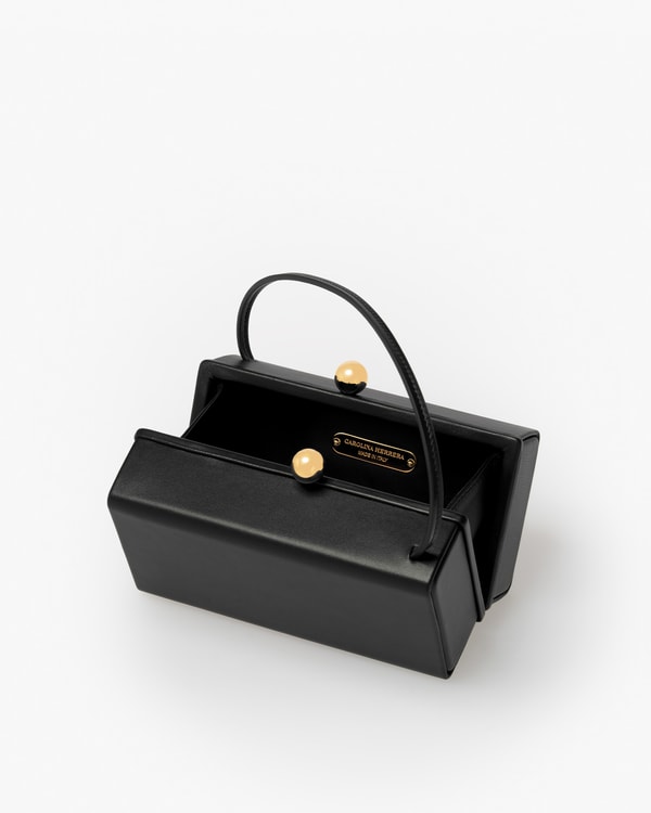 Mimi Leather Top Handle Bag