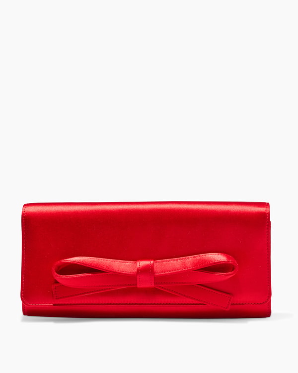 Margaret Satin Clutch