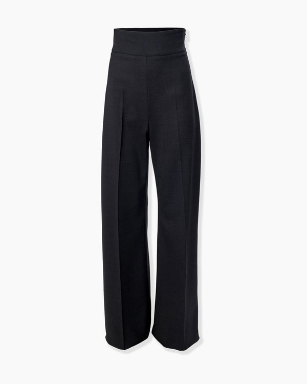 Wide-Leg Wool Diane Pants
