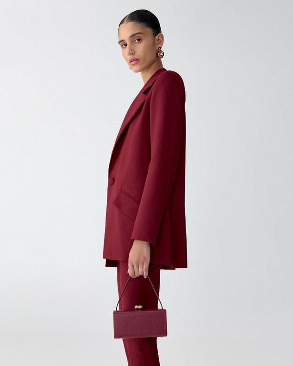 Mimi Leather Top Handle Bag