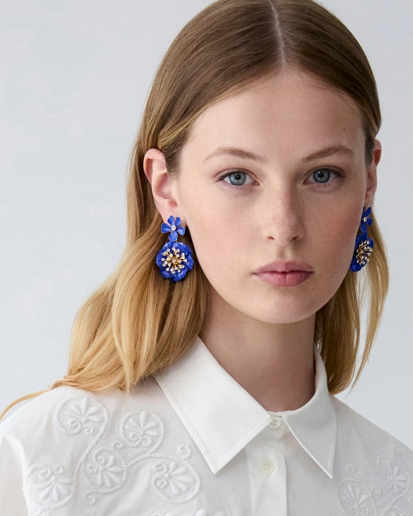 Floral Dangle Earrings