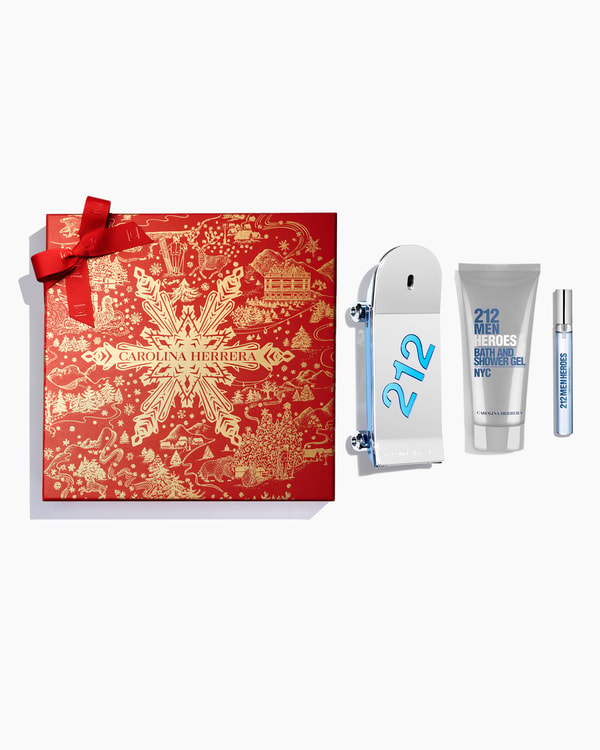 212 Heroes 90ml Eau de Toilette, 100ml Shower Gel and 10ml Megaspritzer