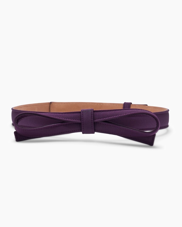 Silk Faille Bow Belt