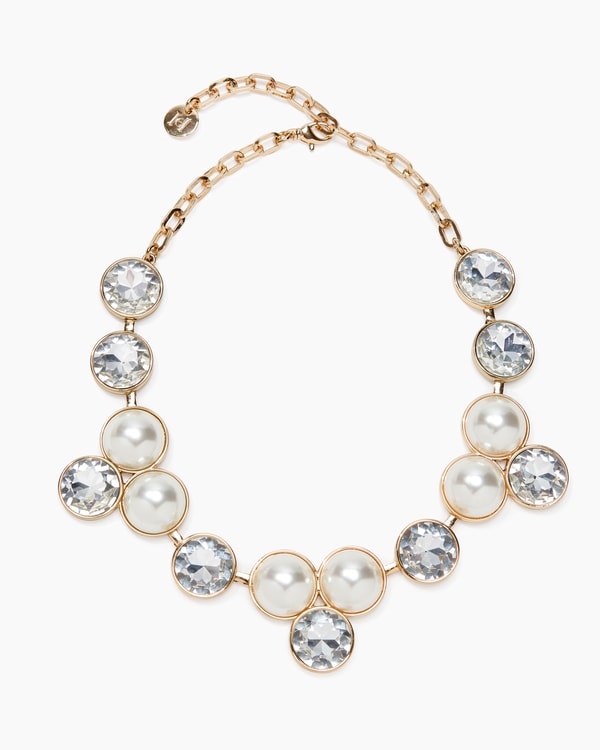 Pearl and Crystal Necklace