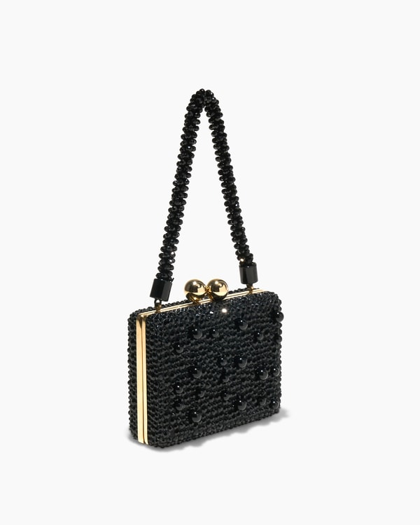 Greta Crystal Top Handle Bag
