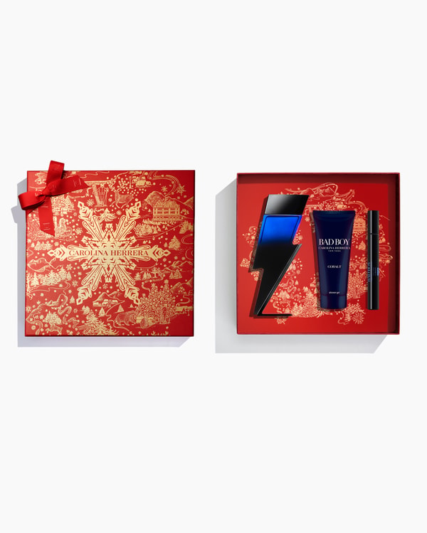 Bad Boy Cobalt Elixir 100ml Eau de Parfum, 100ml Shower Gel and 10ml Megaspritzer
