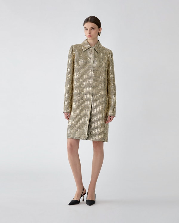 Gold-Embroidered Coat