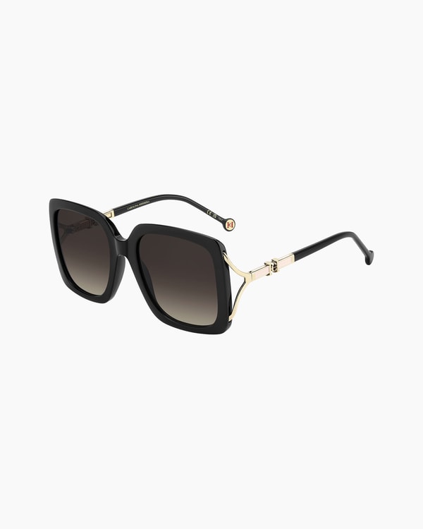 Square Sunglasses With Contrast Temples