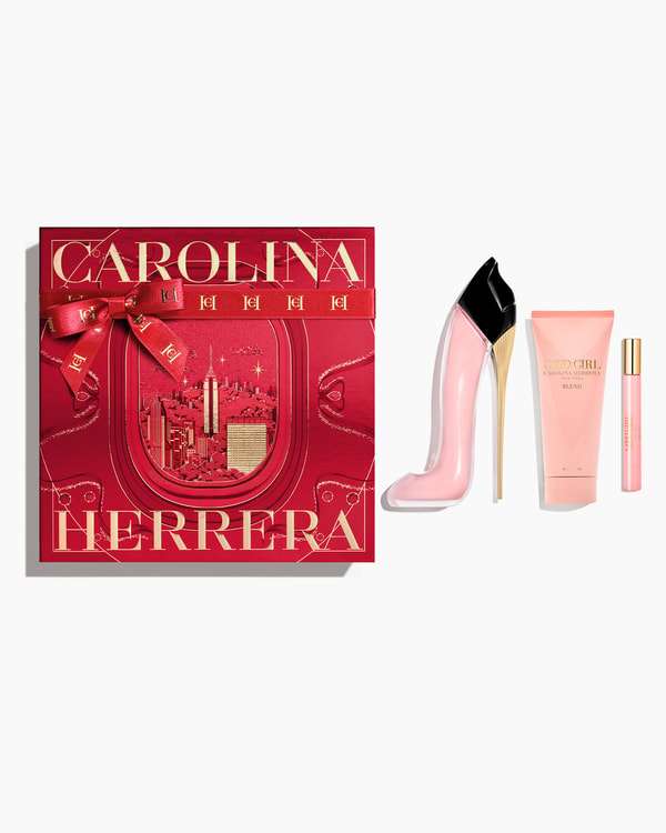 Good Girl Blush 80ml Eau de Parfum, 100ml Body Lotion and 10ml Megaspritzer