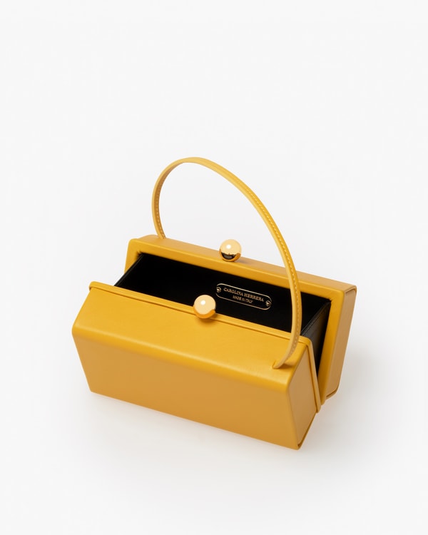 Mimi Leather Top Handle Bag