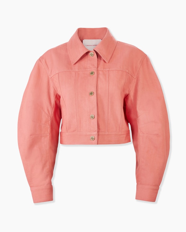 Arc-Sleeve Denim Jacket