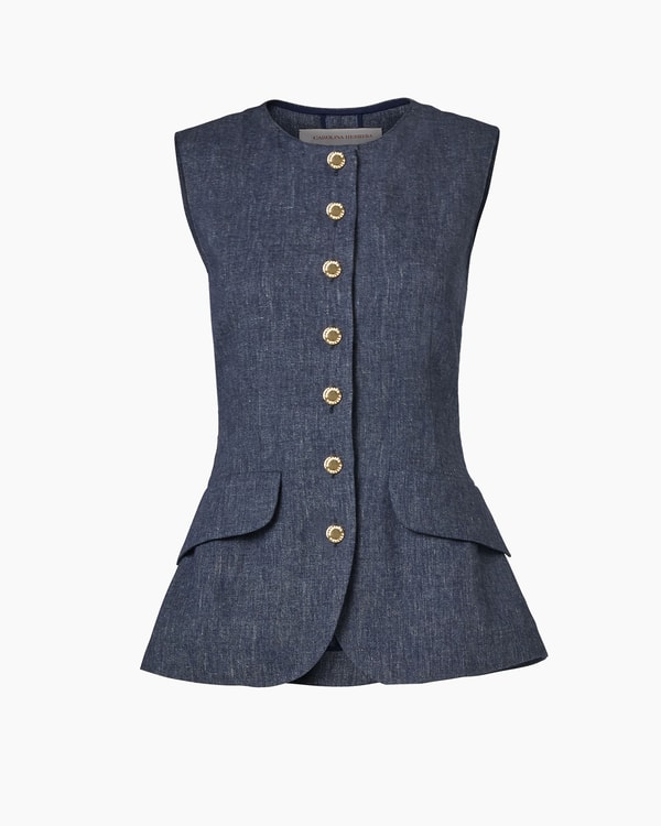 Flannel Buttoned Top