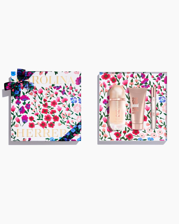 212 VIP Rosé 80ml Eau de Parfum, 100ml Body Lotion and 10ml Megaspritzer