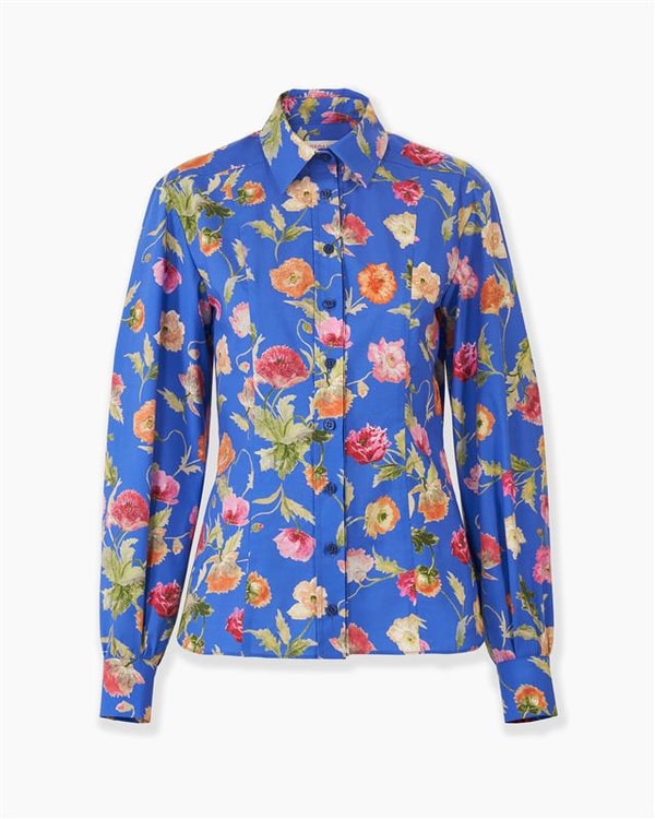 Poppy-Print Shirt