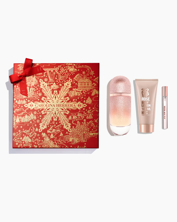 212 VIP Rosé Elixir 80ml Eau de Parfum, 100ml Body Lotion and 10ml Megaspritzer