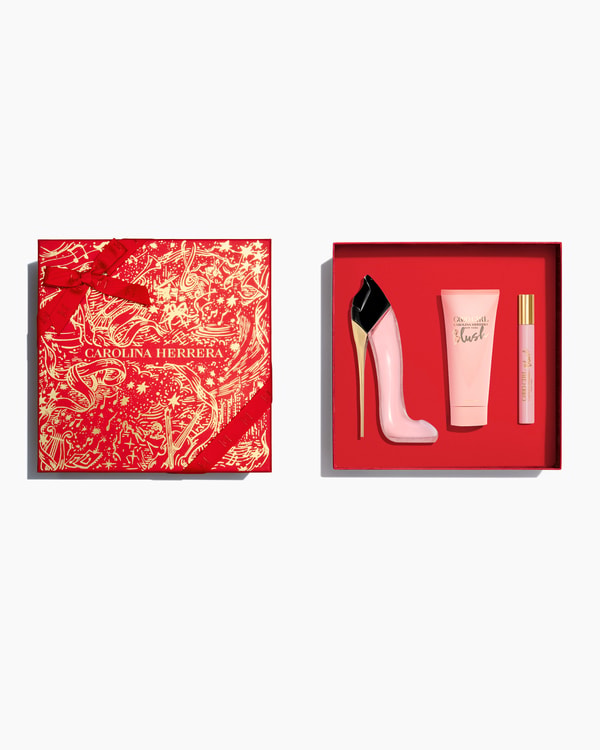 Good Girl Blush 80ml Eau de Parfum, 100ml Body Lotion and 10ml Megaspritzer