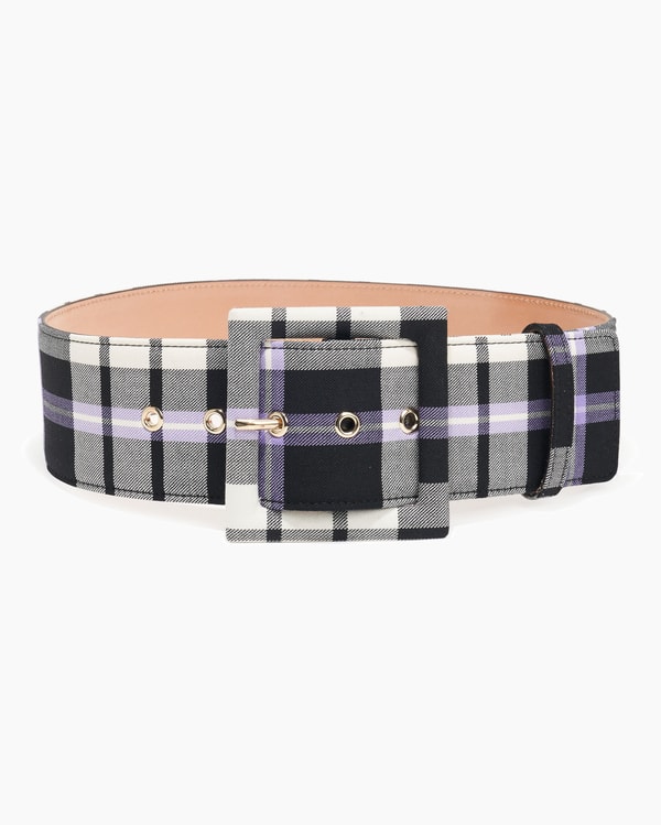 Plaid Icon Belt