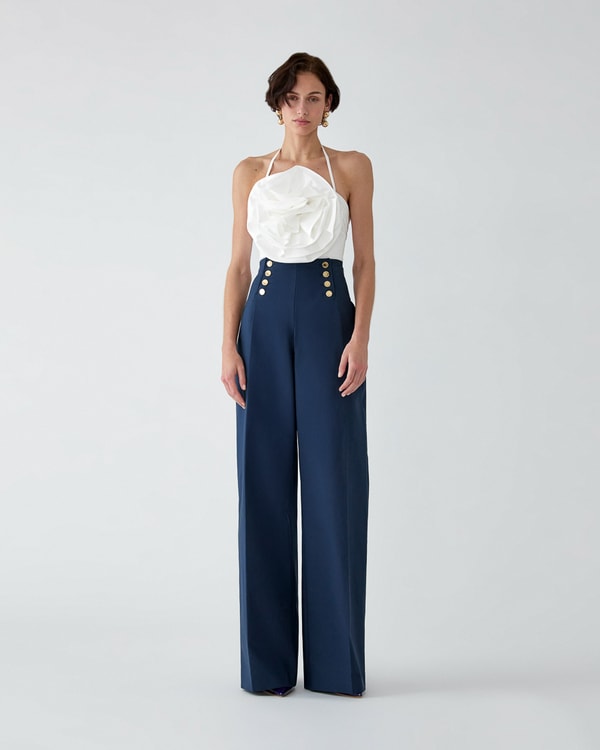 High-Waisted Wide-Leg Alba Pants