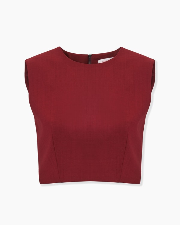 Sleeveless Cropped Top