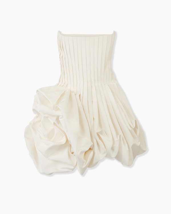 Pleated Mini Dress
