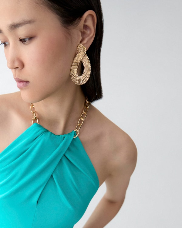 Geometric Dangle Earrings