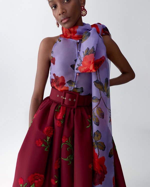 Silk Faille Icon Belt