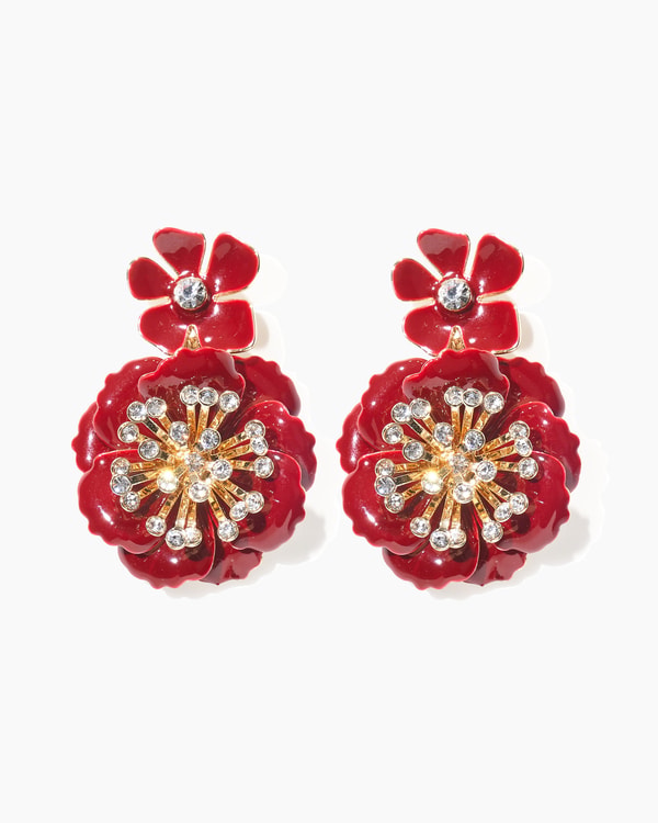 Flower Dangle Earrings