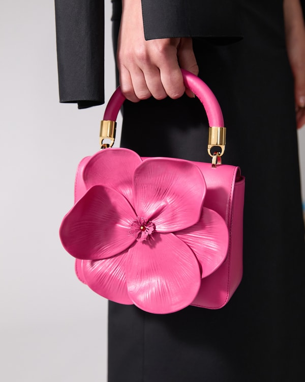 Initials Insignia Flora Top Handle - Medium Handbag