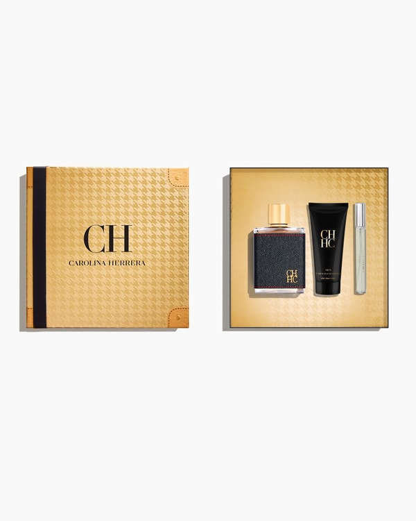 CH Men 100ml Eau de Toilette, 100ml After Shave Balm and 10ml Megaspritzer