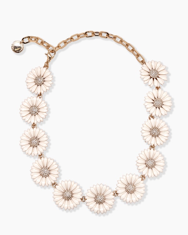 Enamel Flower Necklace