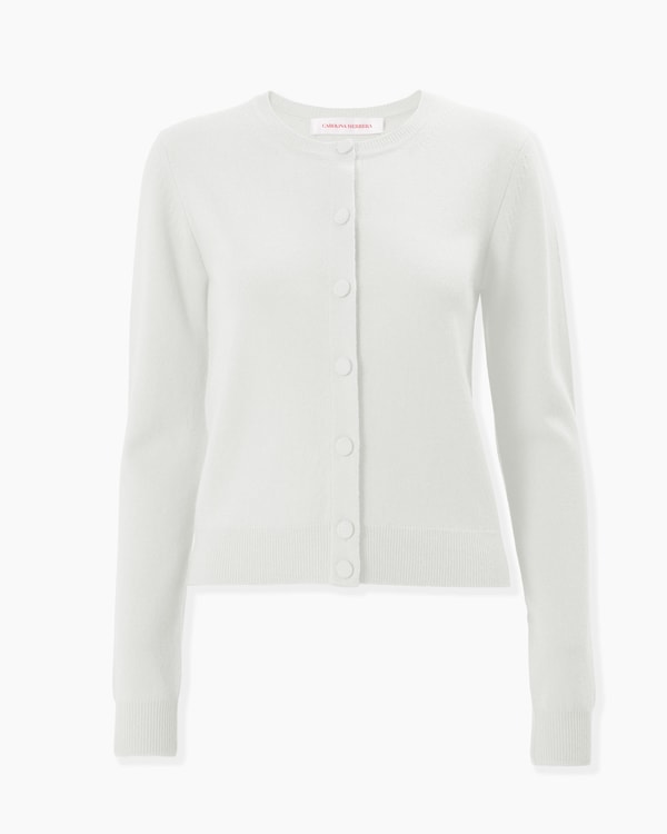 Cashmere Crewneck Cardigan