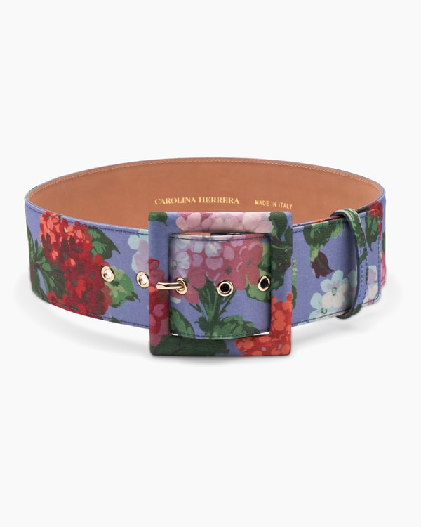 Hydrangea Print Icon Belt