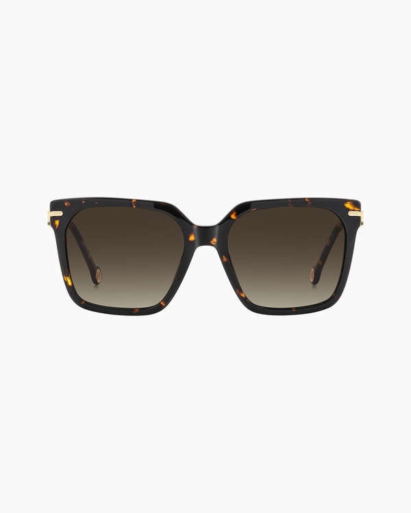 Square Sunglasses With Contrast Temples